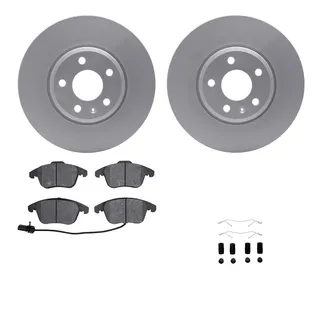 R1 Concepts WDWH1-73041 Brake Rotor- Carbon Coated W/ Ceramic Pads & Hdw